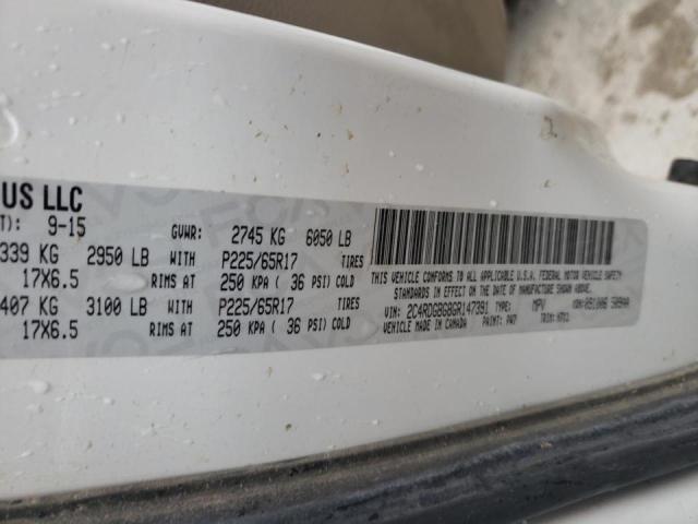 2C4RDGBG8GR147391 Dodge Grand Caravan Se
