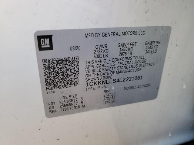 2020 GMC ACADIA AT4 1GKKNLLS4LZ231061