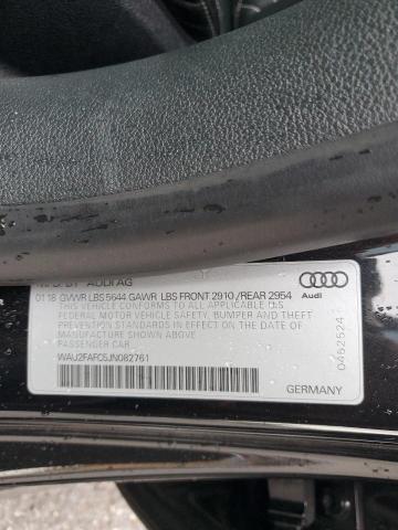 2018 AUDI S7 PRESTIG WAU2FAFC5JN082761