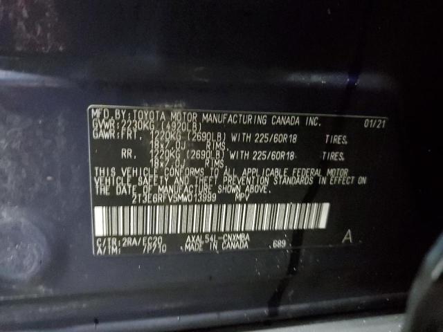 2021 TOYOTA RAV4 XSE - 2T3E6RFV5MW013999