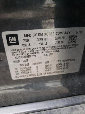 2017 BUICK ENCORE ESS - KL4CJCSB8HB007220