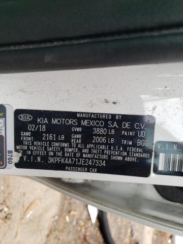 3KPFK4A71JE247334 KIA FORTE LX