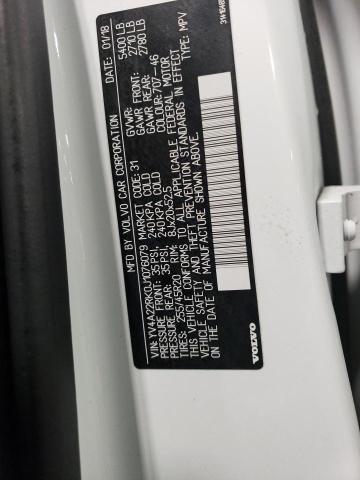 2018 VOLVO XC60 T6 MO YV4A22RK0J1076079