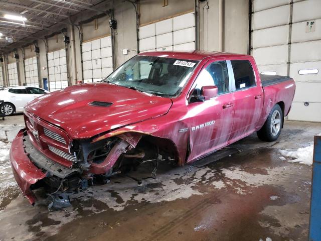 Salvage cars for sale from Copart Blaine, MN: 2012 Dodge RAM 1500 Sport