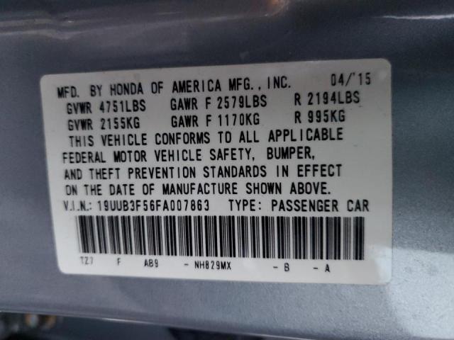 19UUB3F56FA007863 Acura TLX TECH