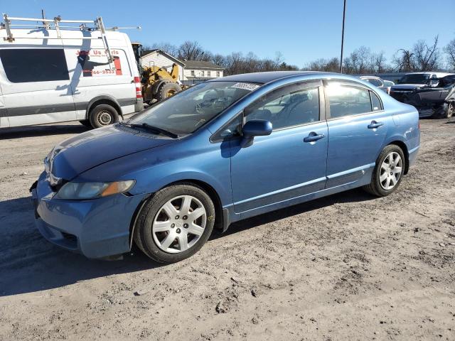 Salvage cars for sale from Copart York Haven, PA: 2009 Honda Civic LX