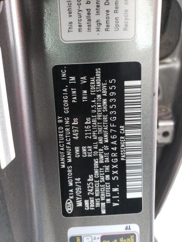 2015 KIA OPTIMA SX - 5XXGR4A67FG353955