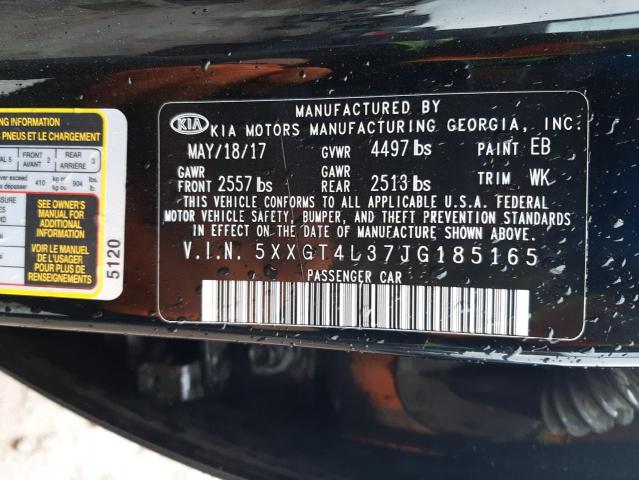 5XXGT4L37JG185165 KIA Optima Lx