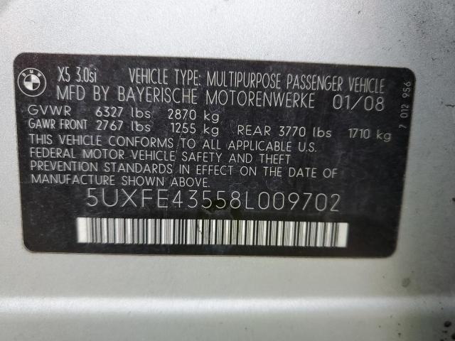 5UXFE43558L009702 BMW X5 3.0I
