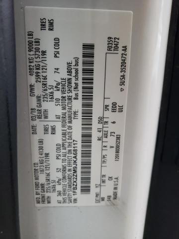 2018 FORD TRANSIT T- - 1FBZX2ZM9JKA68117
