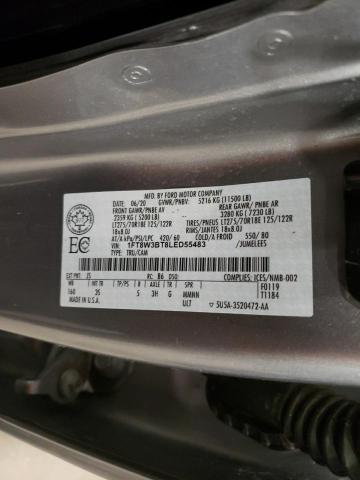 2020 FORD F350 SUPER 1FT8W3BT8LED55483
