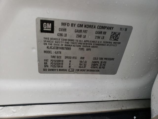 KL4CJCSB1HB076069 Buick Encore Essence
