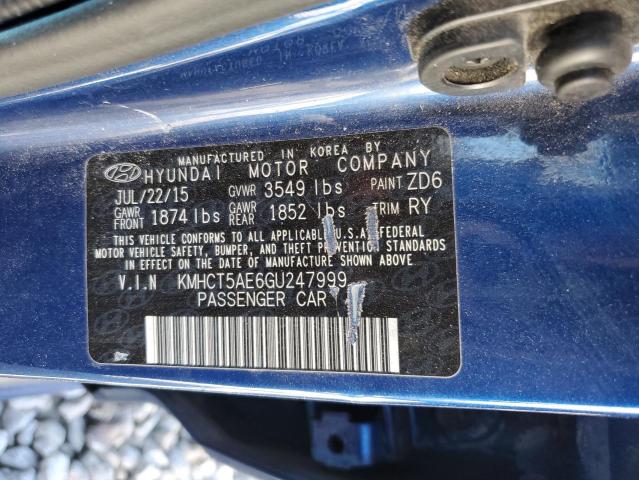 2016 HYUNDAI ACCENT SE - KMHCT5AE6GU247999