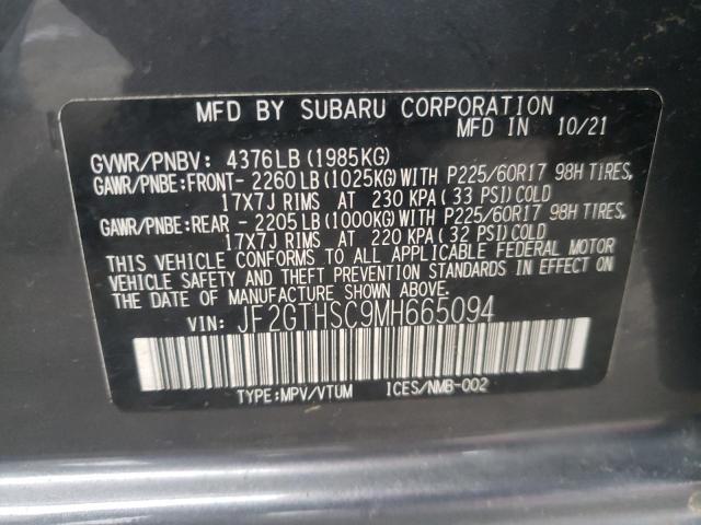 JF2GTHSC9MH665094 Subaru Crosstrek Sport