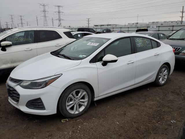 Salvage cars for sale from Copart Elgin, IL: 2019 Chevrolet Cruze LT