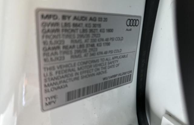 2020 AUDI RS Q8 WU1ARBF1XLD021220