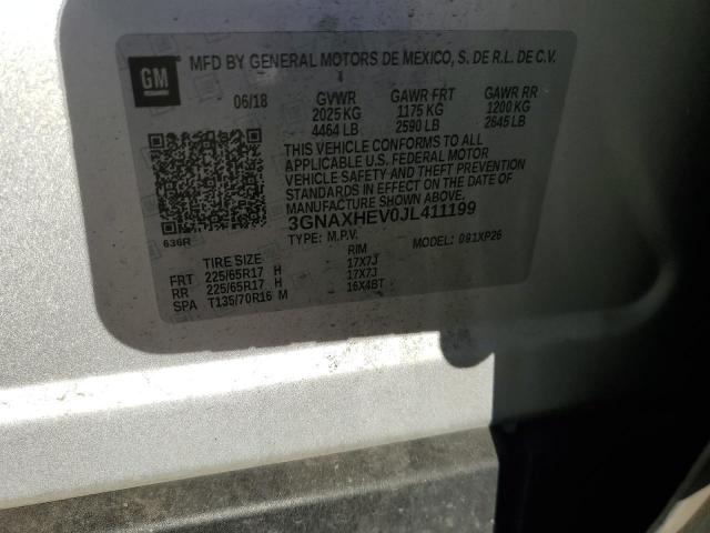 2018 CHEVROLET EQUINOX LS - 3GNAXHEV0JL411199