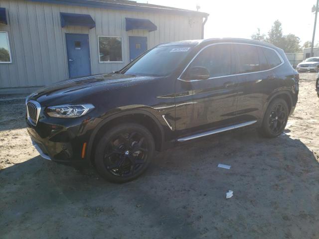 Salvage cars for sale from Copart Midway, FL: 2022 BMW X3 SDRIVE30I