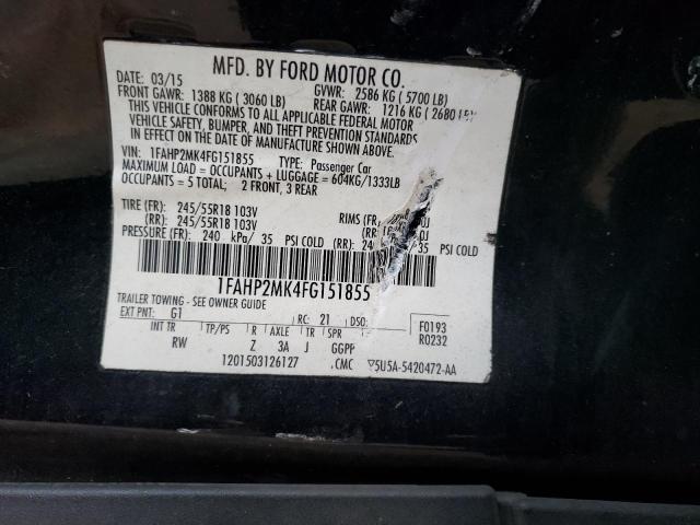 2015 FORD TAURUS POL - 1FAHP2MK4FG151855