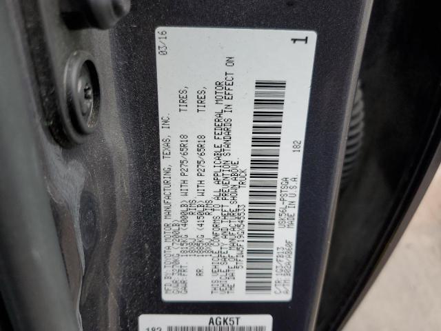 2016 TOYOTA TUNDRA CRE - 5TFDW5F19GX545533