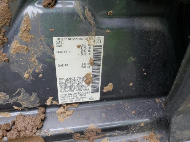 2019 NISSAN ALTIMA S - 1N4BL4BV1KN305339