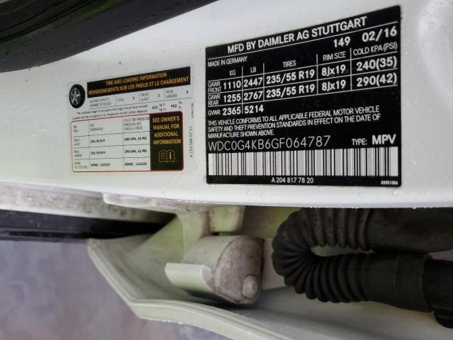 2016 MERCEDES-BENZ GLC 300 4M - WDC0G4KB6GF064787