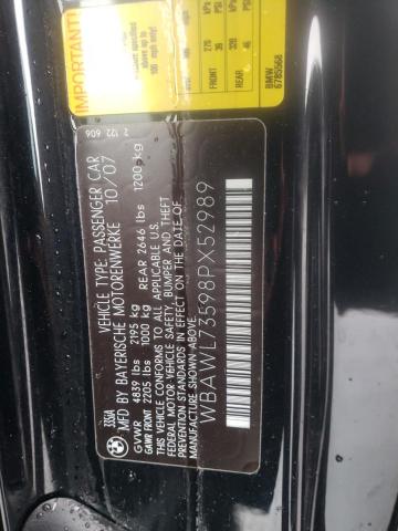 WBAWL73598PX52989 BMW 335 I