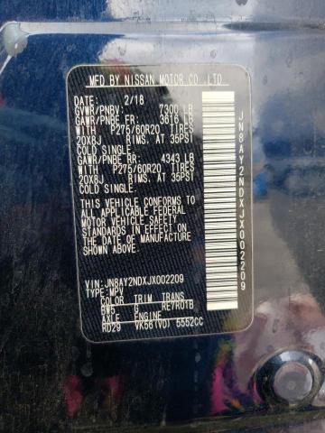 2018 NISSAN ARMADA SV - JN8AY2NDXJX002209