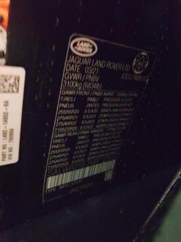 2021 LAND ROVER RANGE ROVE SALWR2SE7MA792659