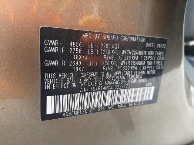 4S4BTANCXL3227171 Subaru Outback Limited