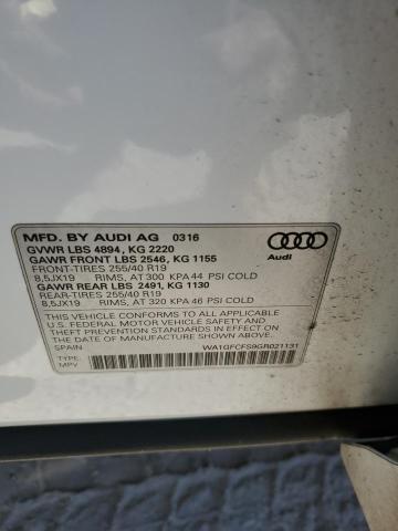 WA1GFCFS9GR021131 Audi Q3 Prestige