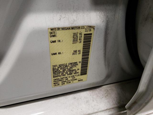 2017 NISSAN ALTIMA 2.5 1N4AL3AP7HC158716