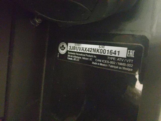 2022 CAN-AM DEFENDER L 3JBUVAX42NK001641