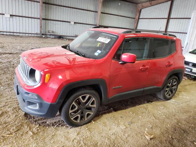 Vin: zaccjabt8gpe16695, lot: 37371283, jeep renegade latitude 20161