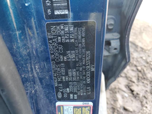 KNDCB3LC9L5378226 KIA NIRO LX