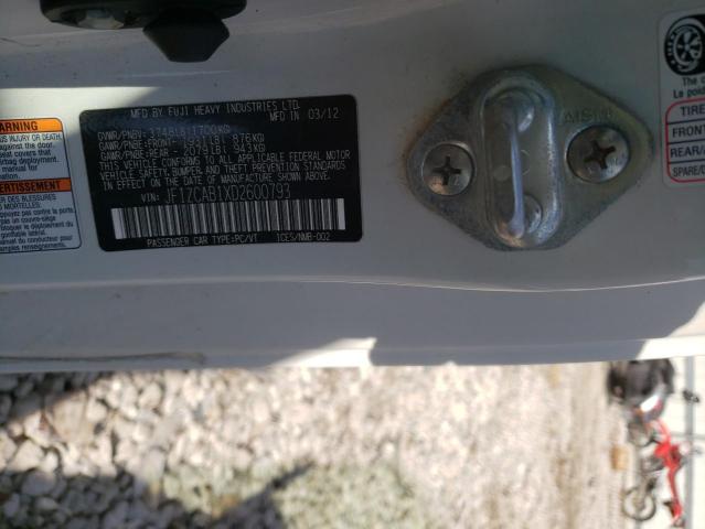 JF1ZCAB1XD2600793 Subaru Brz 2.0 Premium