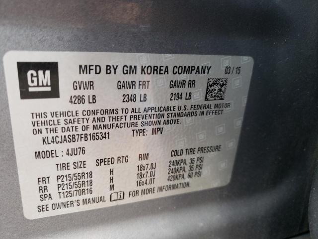 2015 BUICK ENCORE - KL4CJASB7FB165341