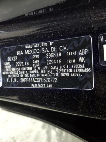3KPF44ACXPE520223 KIA FORTE GT