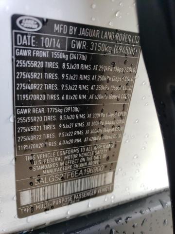 SALGS2TF6EA196900 Land Rover RANGEROVER
