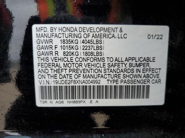 2022 ACURA ILX PREMIU 19UDE2F8XNA004992
