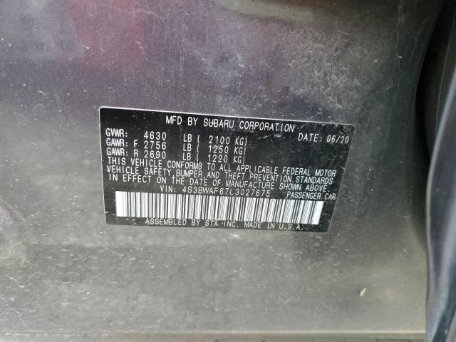 4S3BWAF67L3027675 Subaru Legacy Sport