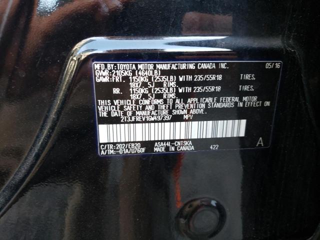 2016 TOYOTA RAV4 SE - 2T3JFREV1GW497397