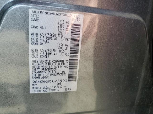 2015 NISSAN PATHFINDER - 5N1AR2MNXFC673991