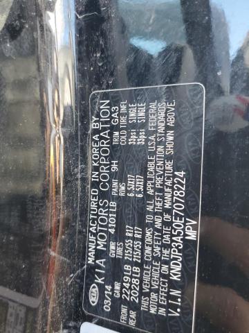KNDJP3A50E7078224 KIA SOUL +