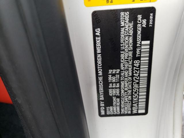 2015 BMW 228 I WBA1K5C59FV242748