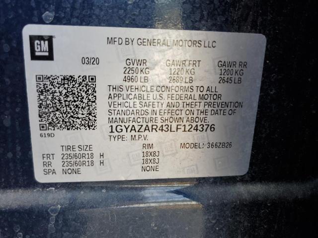2020 CADILLAC XT4 LUXURY - 1GYAZAR43LF124376