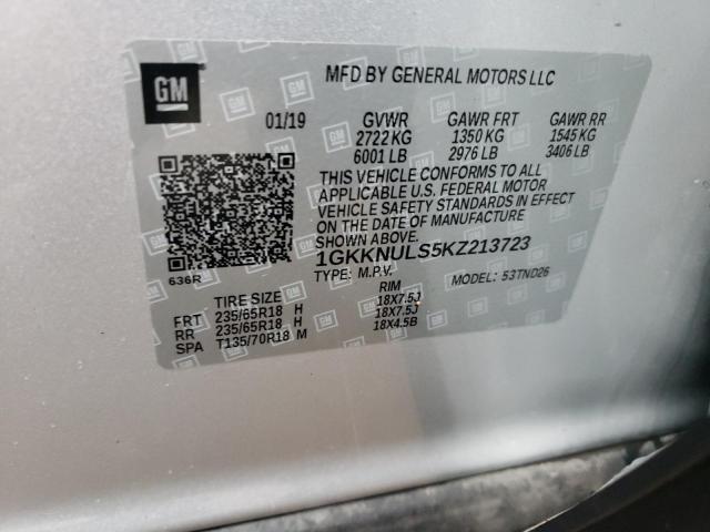 2019 GMC ACADIA SLT - 1GKKNULS5KZ213723