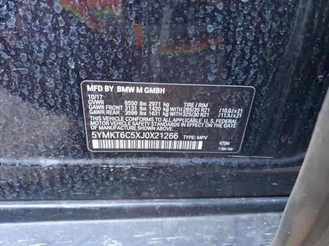 2018 BMW X5 M - 5YMKT6C5XJ0X21266