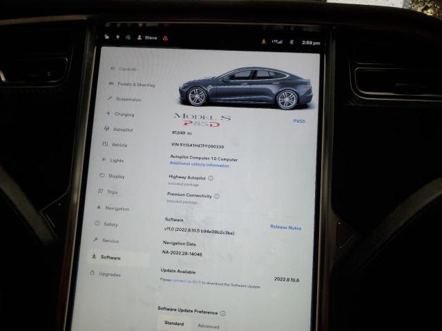 5YJSA1H47FF090339 Tesla Model S P85d