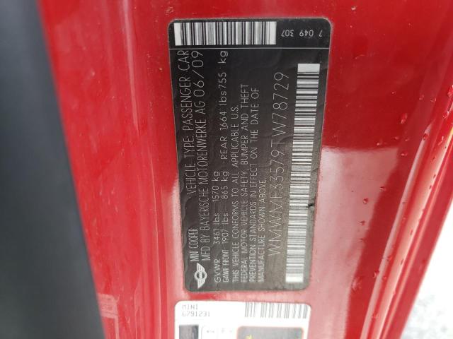 WMWMF33579TW78729 Mini Cooper
